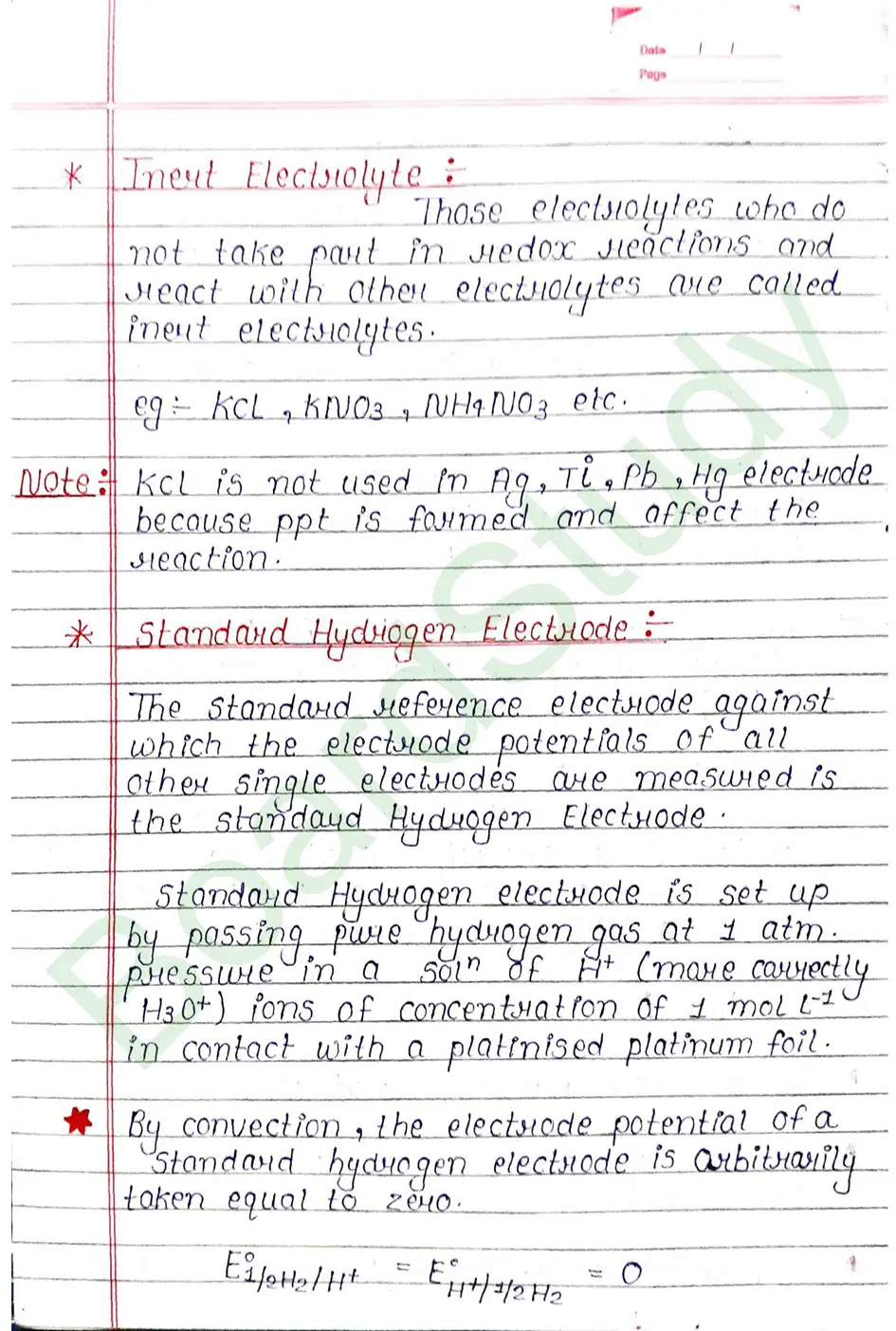 Class 12 Chemistry Chapter 2 Notes Electrochemistry (Handwritten PDF Notes) 14 2. Electrochemistry_page-0014