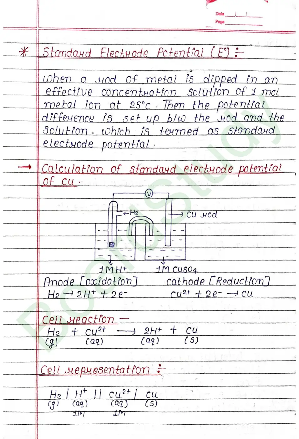 Class 12 Chemistry Chapter 2 Notes Electrochemistry (Handwritten PDF Notes) 16 2. Electrochemistry_page-0016