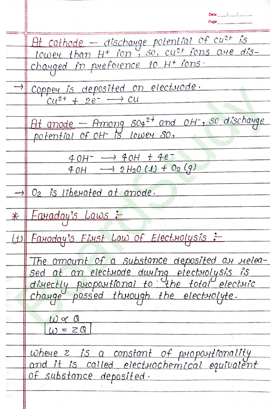 Class 12 Chemistry Chapter 2 Notes Electrochemistry (Handwritten PDF Notes) 29 2. Electrochemistry_page-0029