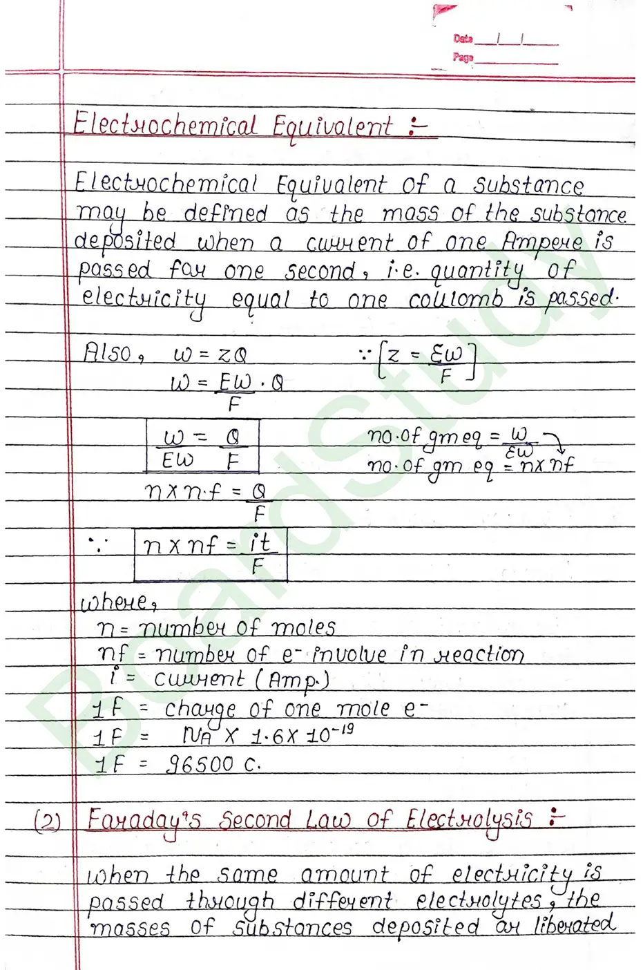 Class 12 Chemistry Chapter 2 Notes Electrochemistry (Handwritten PDF Notes) 30 2. Electrochemistry_page-0030