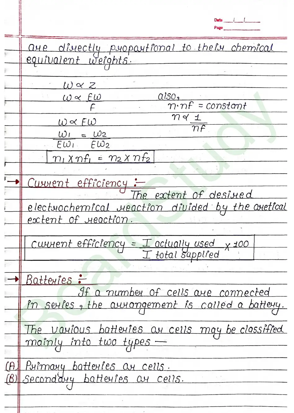 Class 12 Chemistry Chapter 2 Notes Electrochemistry (Handwritten PDF Notes) 31 2. Electrochemistry_page-0031