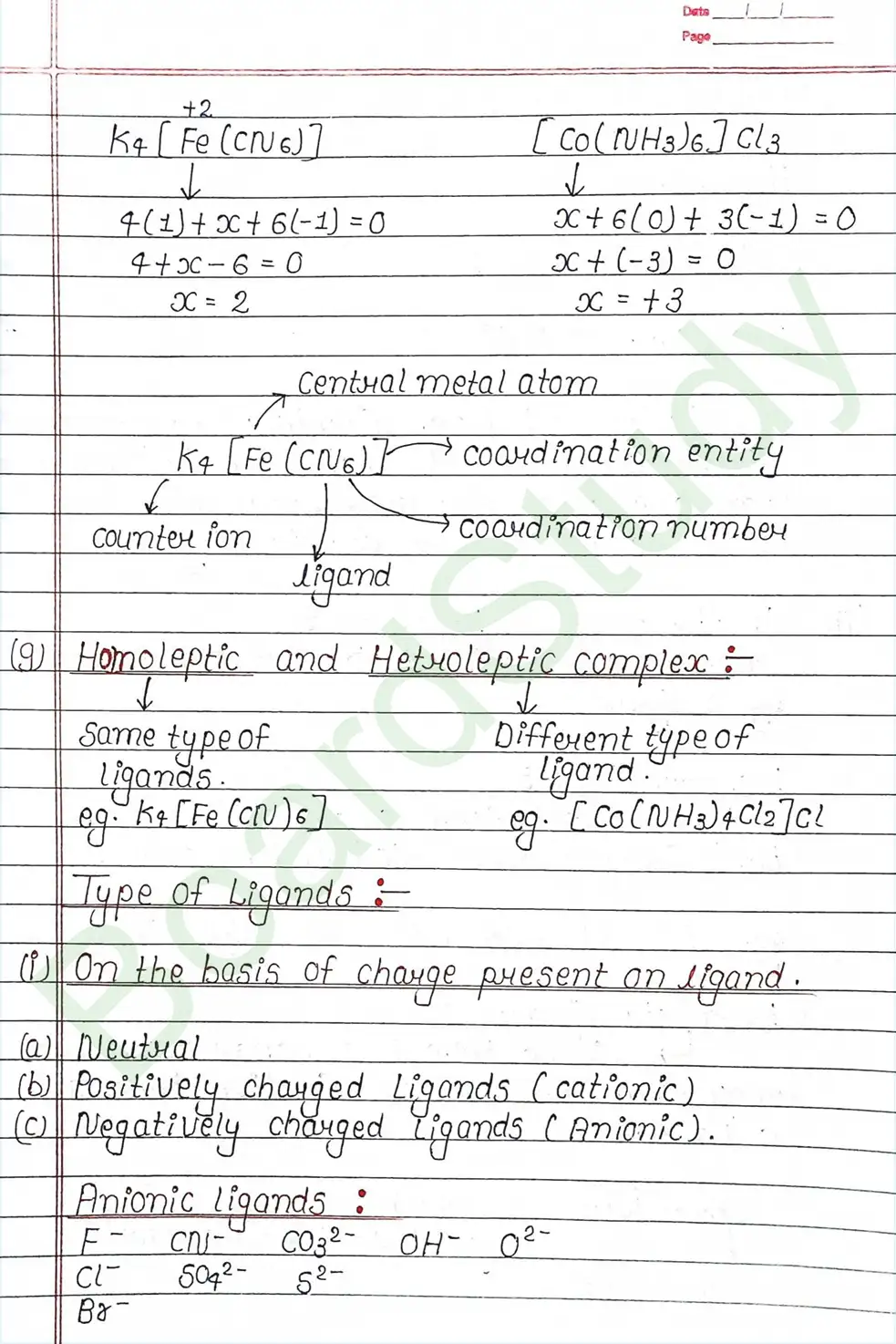 NCERT Class 12 Chemistry Chapter 5 Notes Coordination Compounds (Handwritten PDF Notes) 7 5. Coordination Compounds_page-0007