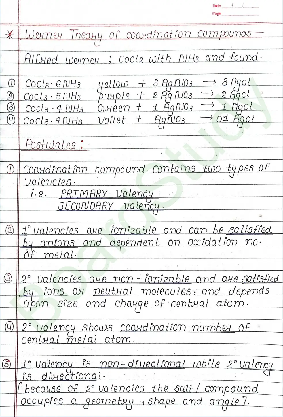 NCERT Class 12 Chemistry Chapter 5 Notes Coordination Compounds (Handwritten PDF Notes) 13 5. Coordination Compounds_page-0013