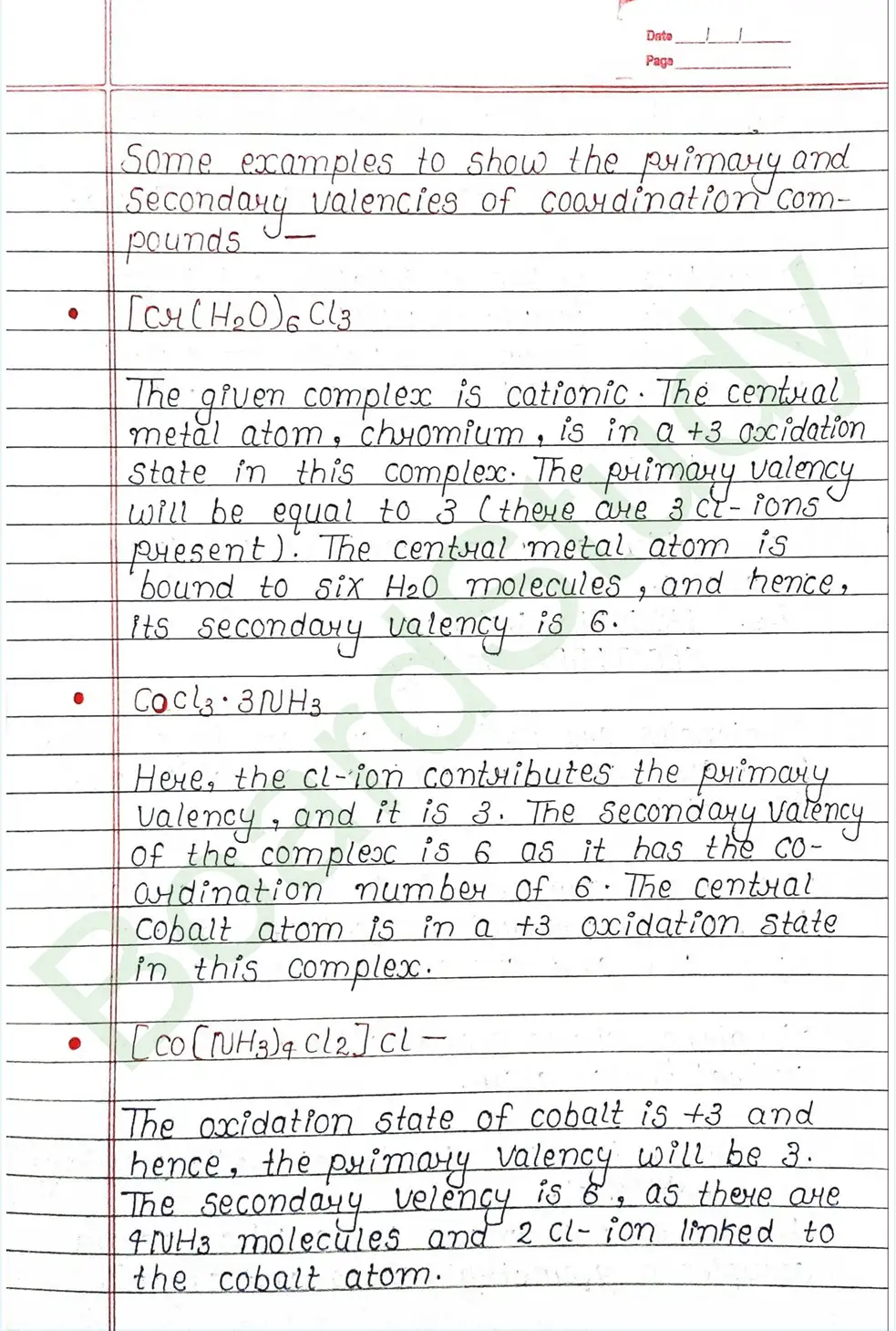 NCERT Class 12 Chemistry Chapter 5 Notes Coordination Compounds (Handwritten PDF Notes) 14 5. Coordination Compounds_page-0014