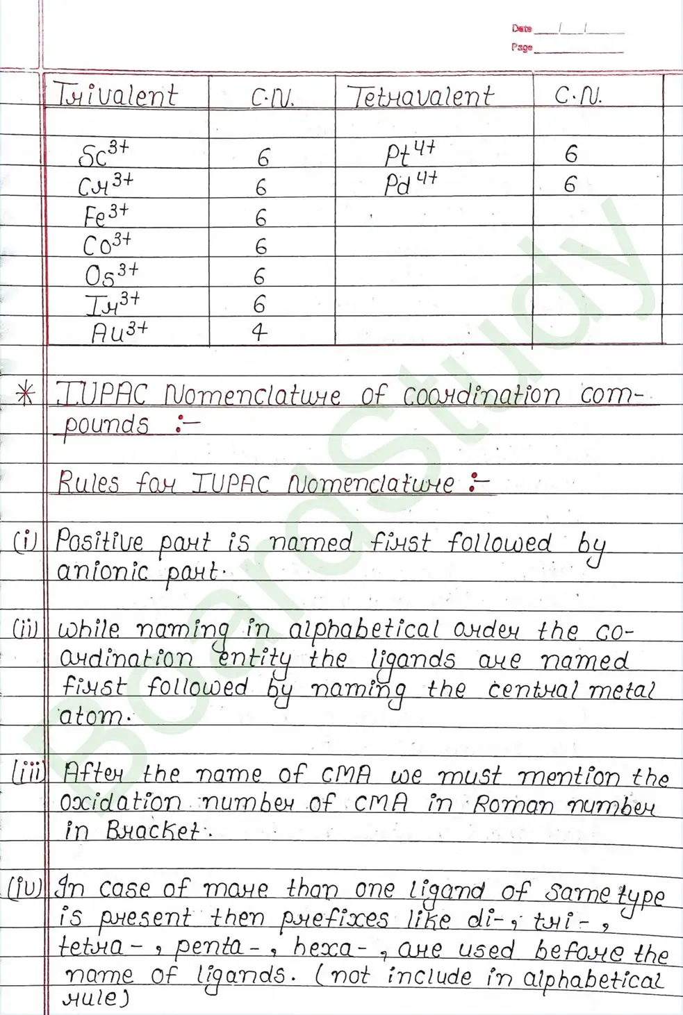 NCERT Class 12 Chemistry Chapter 5 Notes Coordination Compounds (Handwritten PDF Notes) 17 5. Coordination Compounds_page-0017