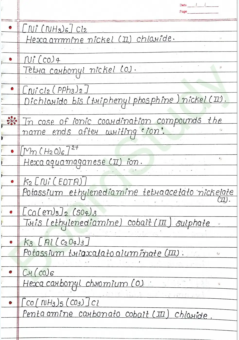NCERT Class 12 Chemistry Chapter 5 Notes Coordination Compounds (Handwritten PDF Notes) 19 5. Coordination Compounds_page-0019