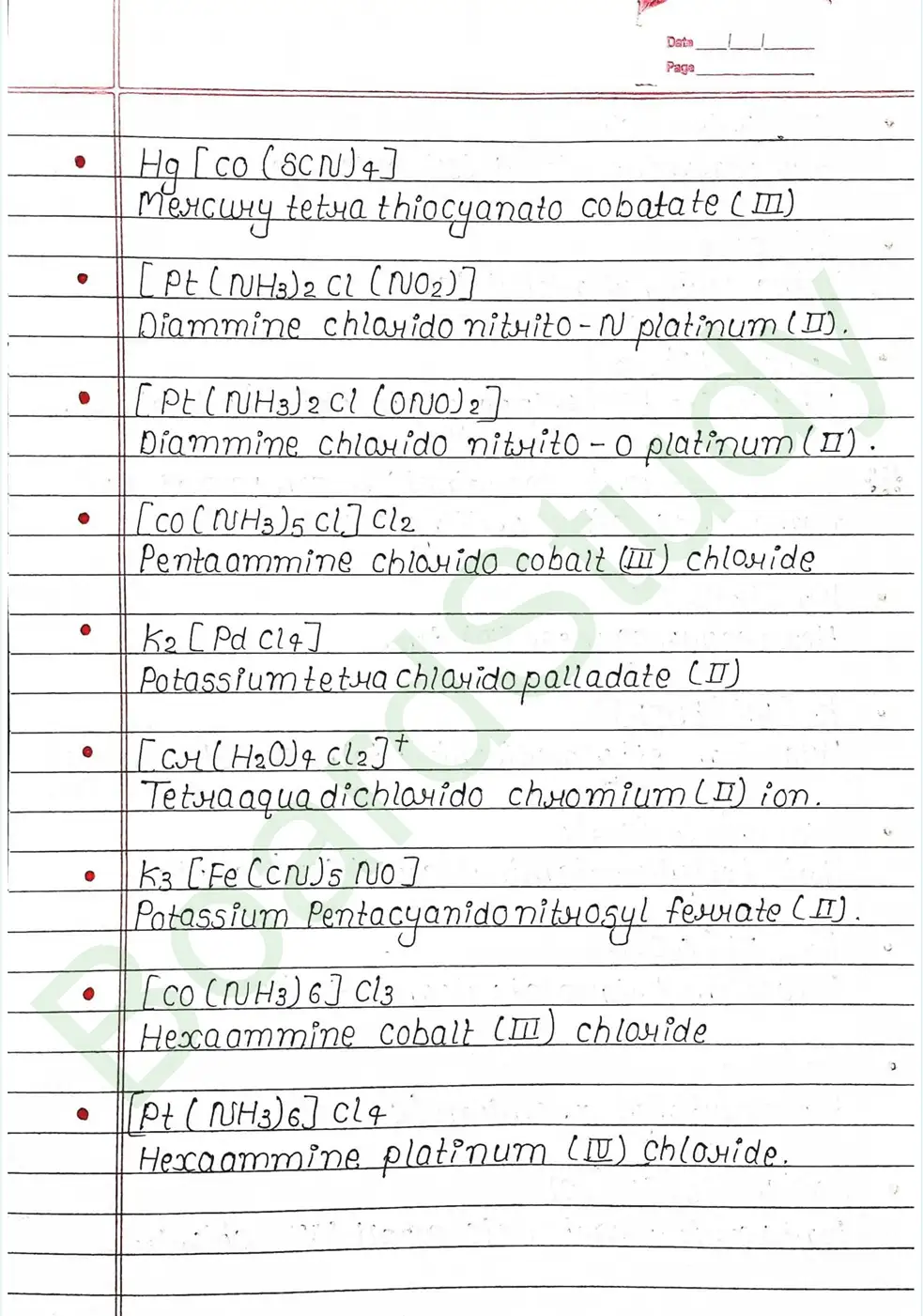 NCERT Class 12 Chemistry Chapter 5 Notes Coordination Compounds (Handwritten PDF Notes) 20 5. Coordination Compounds_page-0020