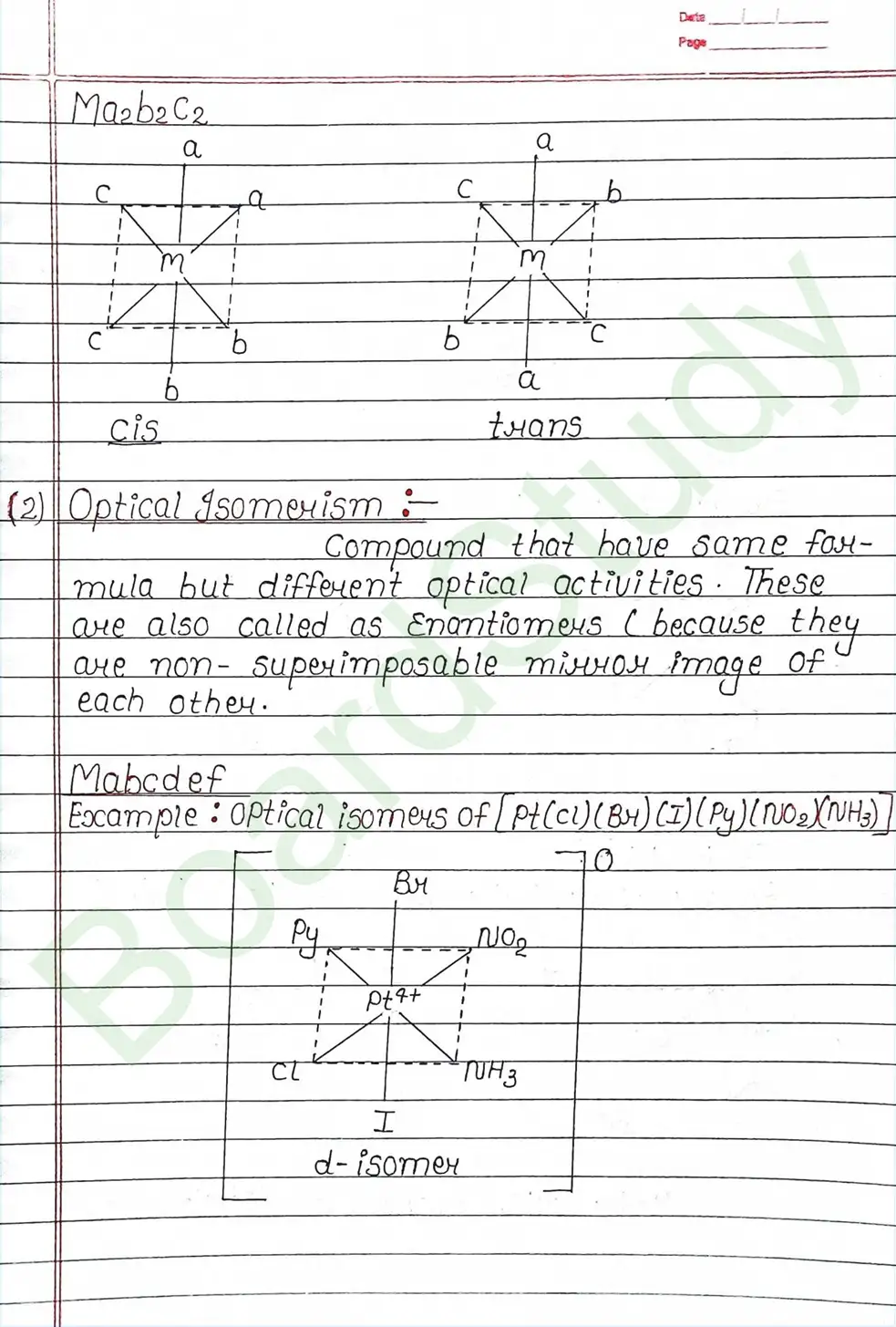 NCERT Class 12 Chemistry Chapter 5 Notes Coordination Compounds (Handwritten PDF Notes) 27 5. Coordination Compounds_page-0027