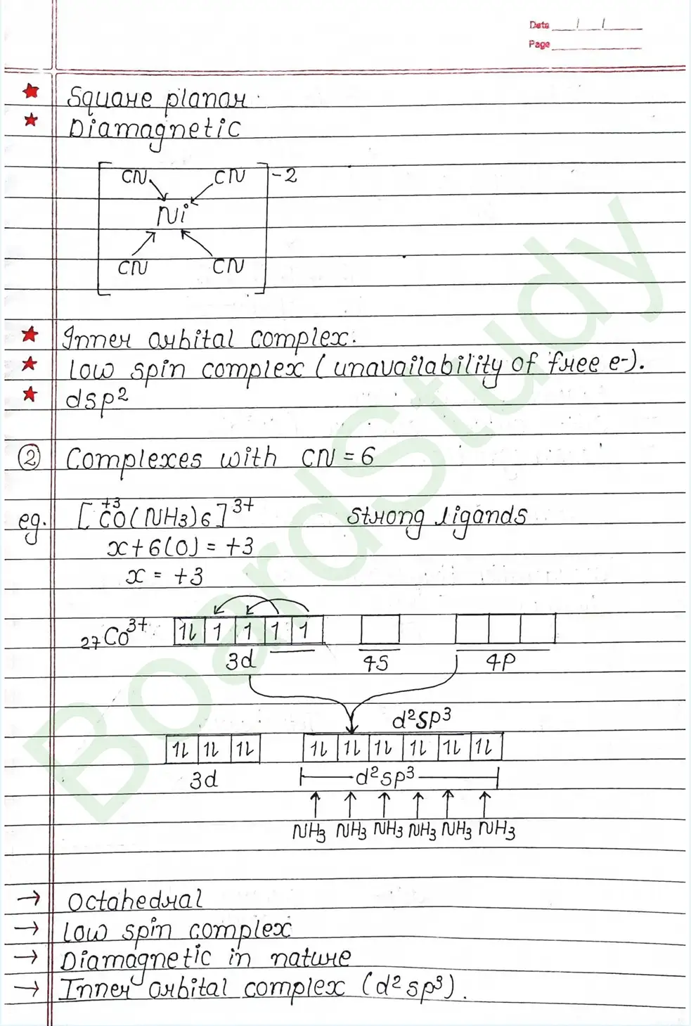 NCERT Class 12 Chemistry Chapter 5 Notes Coordination Compounds (Handwritten PDF Notes) 33 5. Coordination Compounds_page-0033