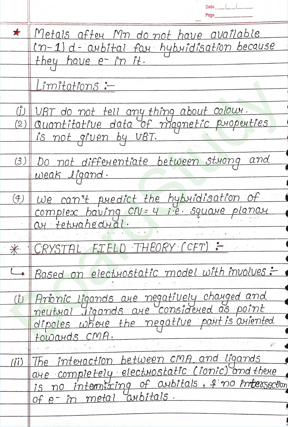 NCERT Class 12 Chemistry Chapter 5 Notes Coordination Compounds (Handwritten PDF Notes) 36 5. Coordination Compounds_page-0036