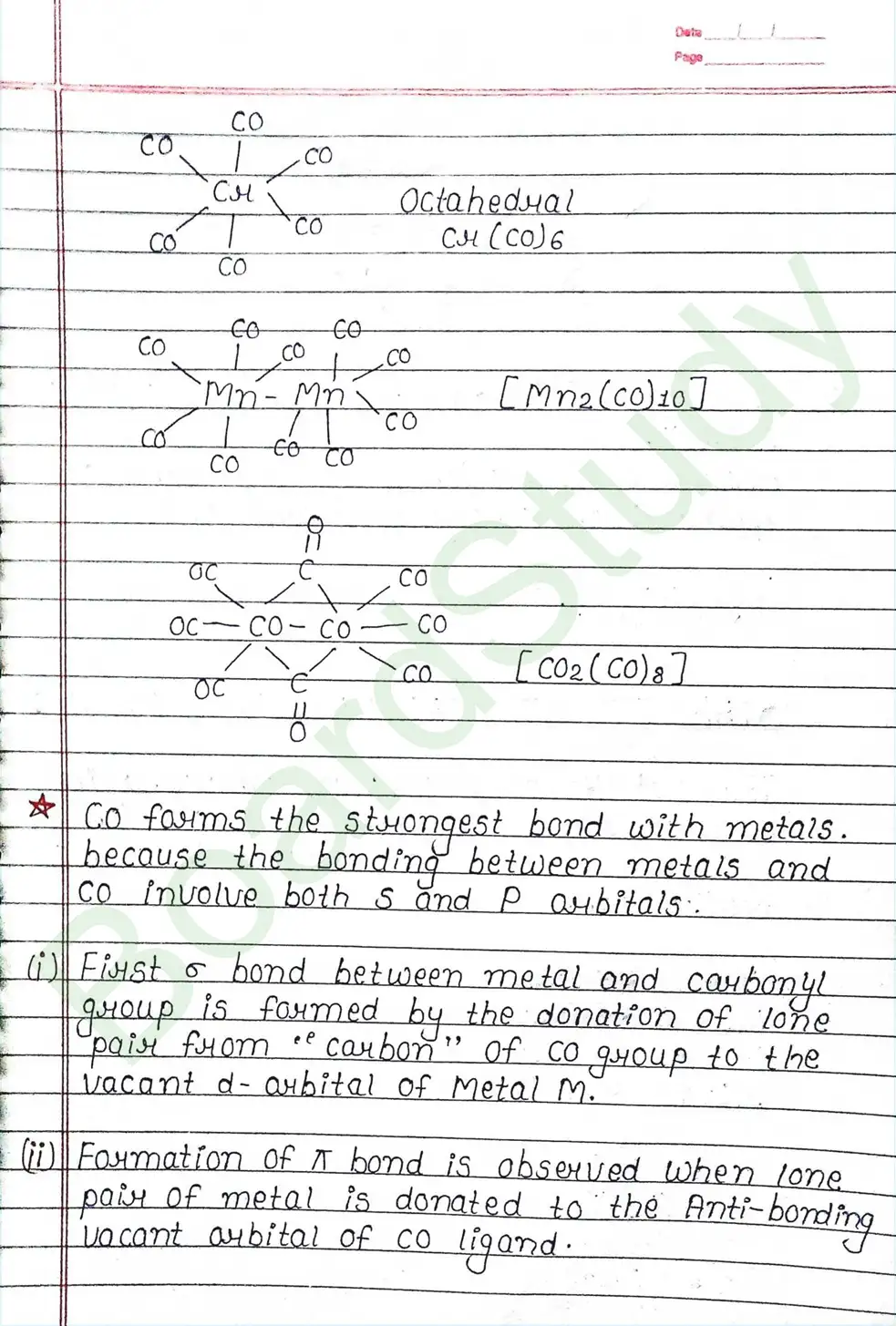 NCERT Class 12 Chemistry Chapter 5 Notes Coordination Compounds (Handwritten PDF Notes) 45 5. Coordination Compounds_page-0045