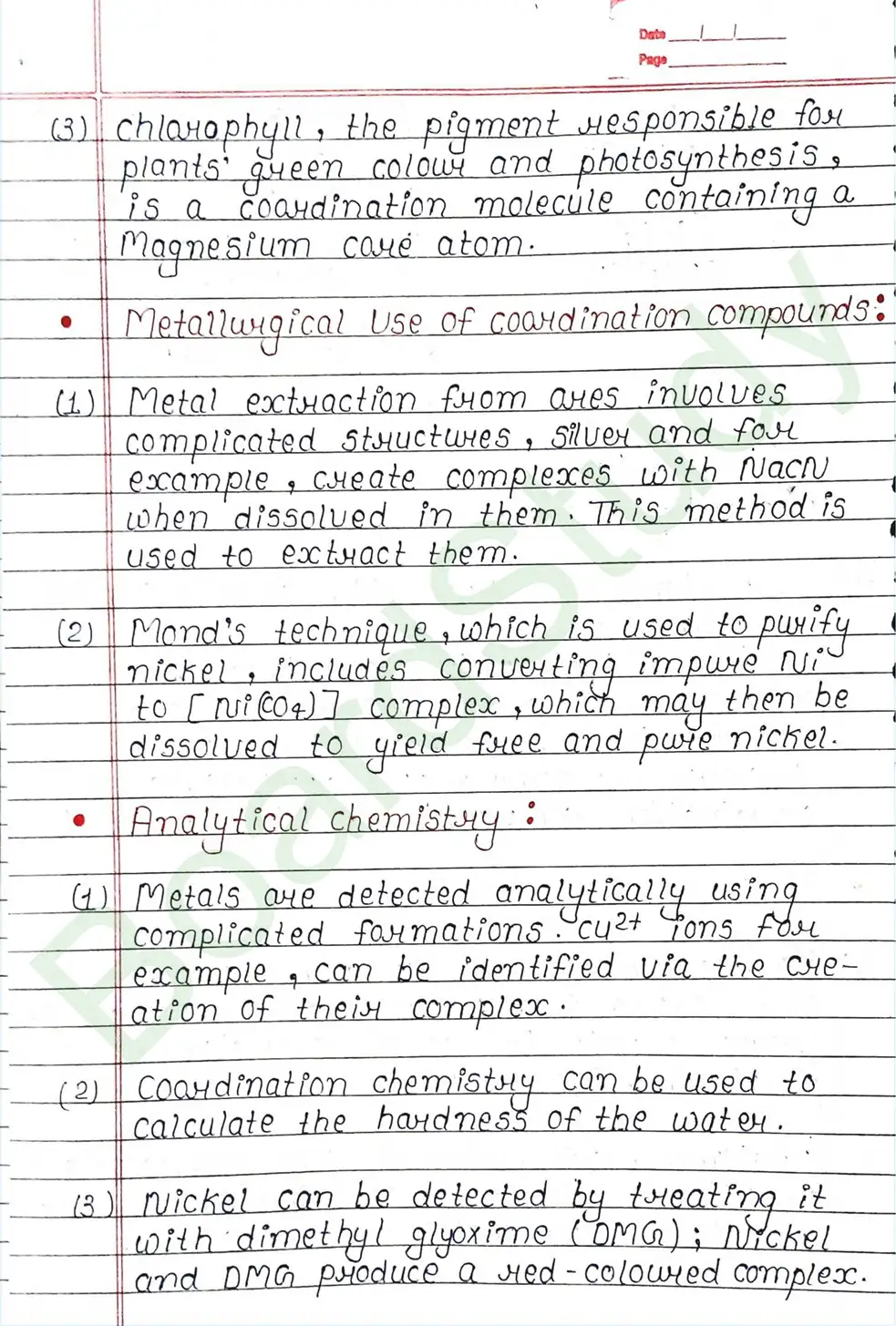 NCERT Class 12 Chemistry Chapter 5 Notes Coordination Compounds (Handwritten PDF Notes) 48 5. Coordination Compounds_page-0048