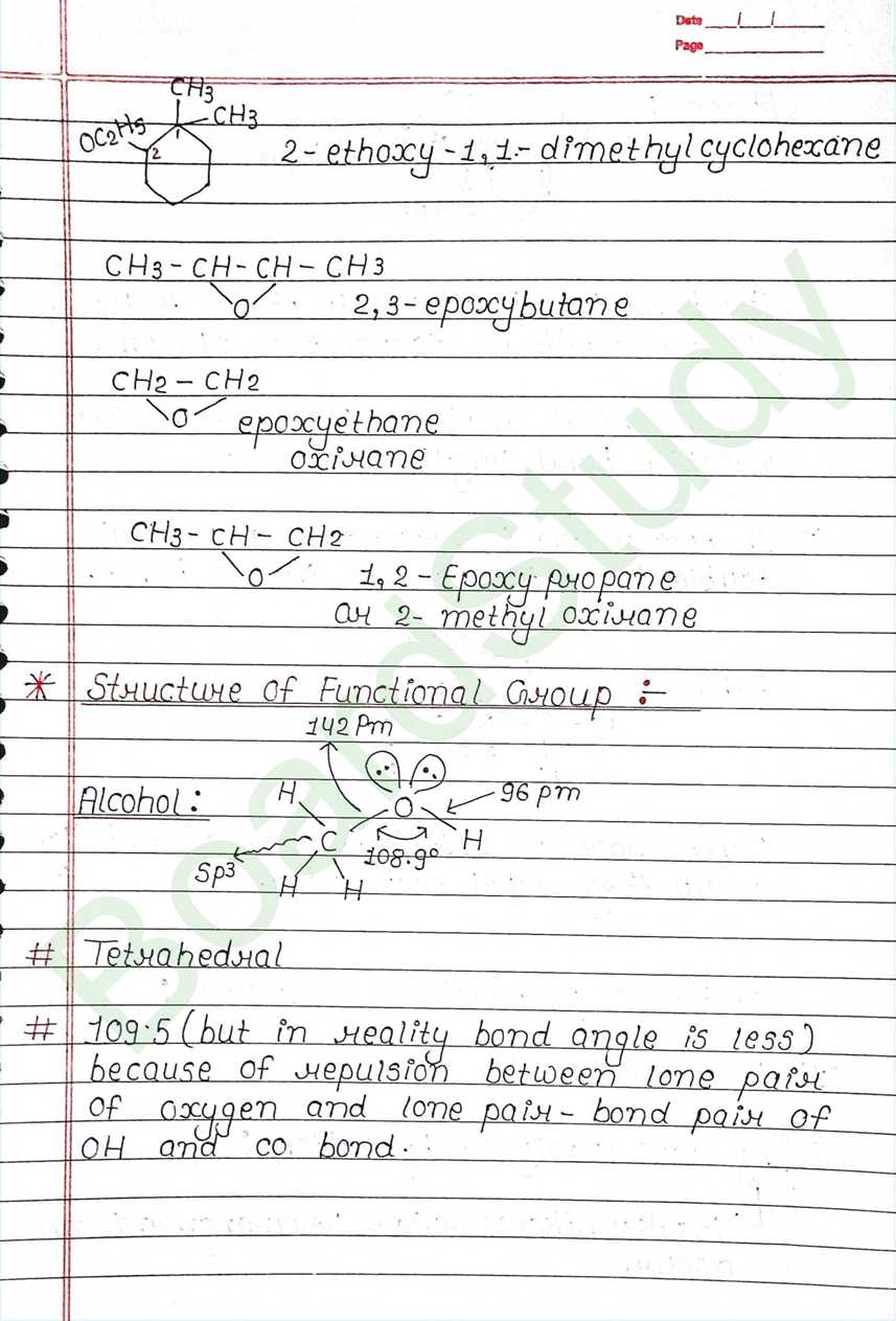 NCERT Class 12 Chemistry Chapter 7 Notes Alcohols, Phenols and Ethers (Handwritten PDF Notes) 9 7. Alcohol phenol & ether_page-0009