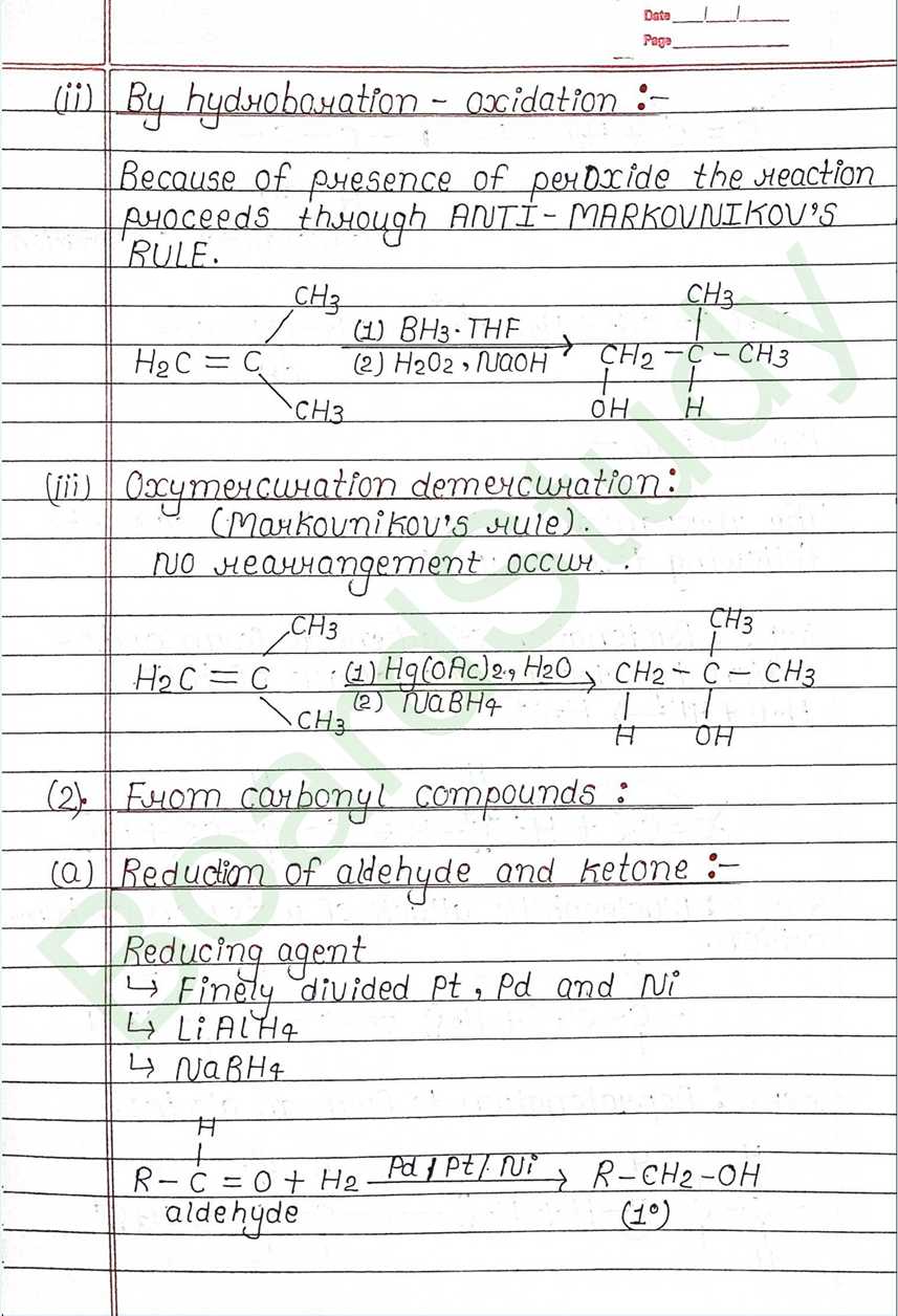 NCERT Class 12 Chemistry Chapter 7 Notes Alcohols, Phenols and Ethers (Handwritten PDF Notes) 12 7. Alcohol phenol & ether_page-0012