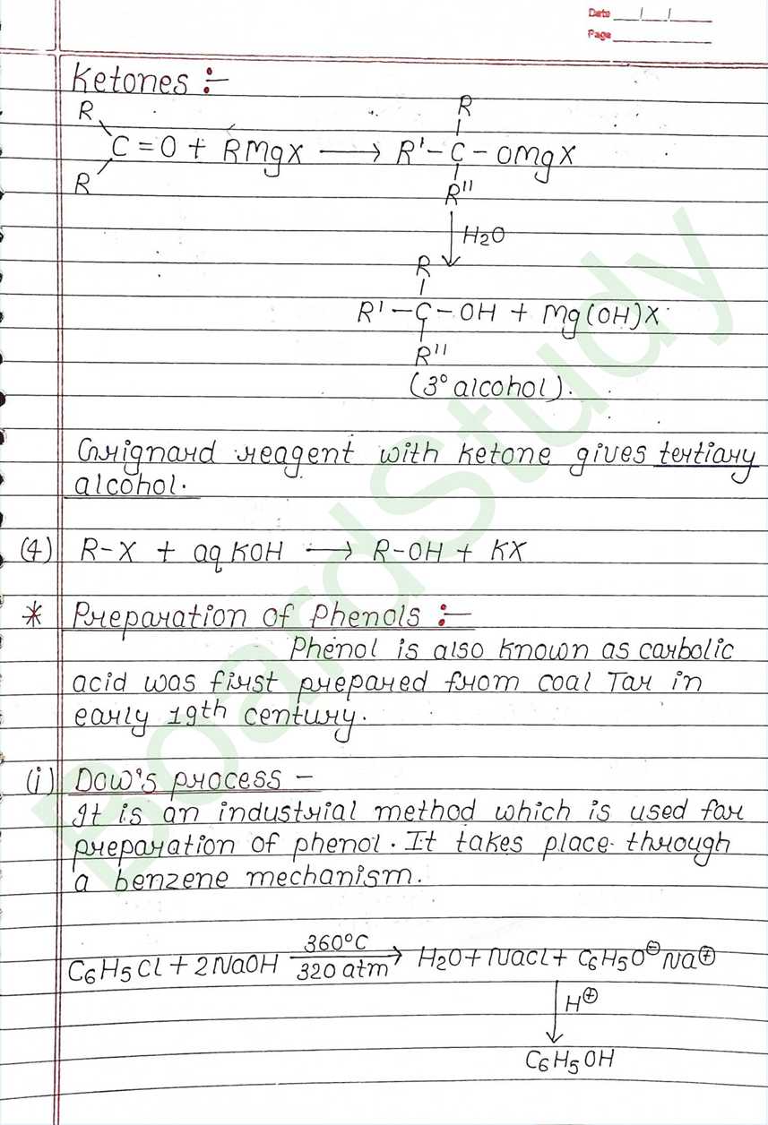 NCERT Class 12 Chemistry Chapter 7 Notes Alcohols, Phenols and Ethers (Handwritten PDF Notes) 15 7. Alcohol phenol & ether_page-0015