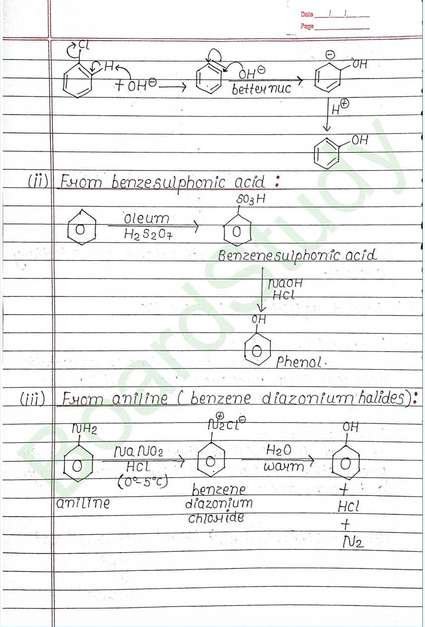 NCERT Class 12 Chemistry Chapter 7 Notes Alcohols, Phenols and Ethers (Handwritten PDF Notes) 16 7. Alcohol phenol & ether_page-0016