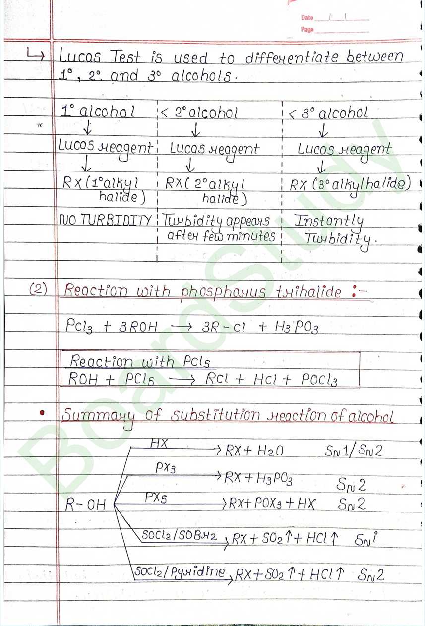 NCERT Class 12 Chemistry Chapter 7 Notes Alcohols, Phenols and Ethers (Handwritten PDF Notes) 28 7. Alcohol phenol & ether_page-0028