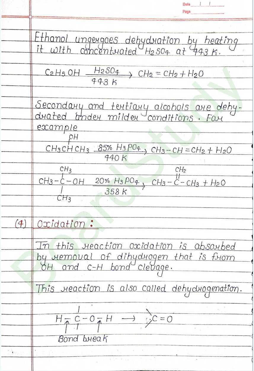 NCERT Class 12 Chemistry Chapter 7 Notes Alcohols, Phenols and Ethers (Handwritten PDF Notes) 30 7. Alcohol phenol & ether_page-0030