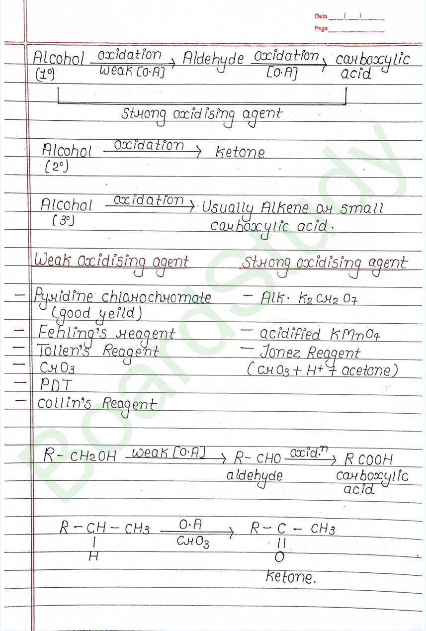 NCERT Class 12 Chemistry Chapter 7 Notes Alcohols, Phenols and Ethers (Handwritten PDF Notes) 31 7. Alcohol phenol & ether_page-0031