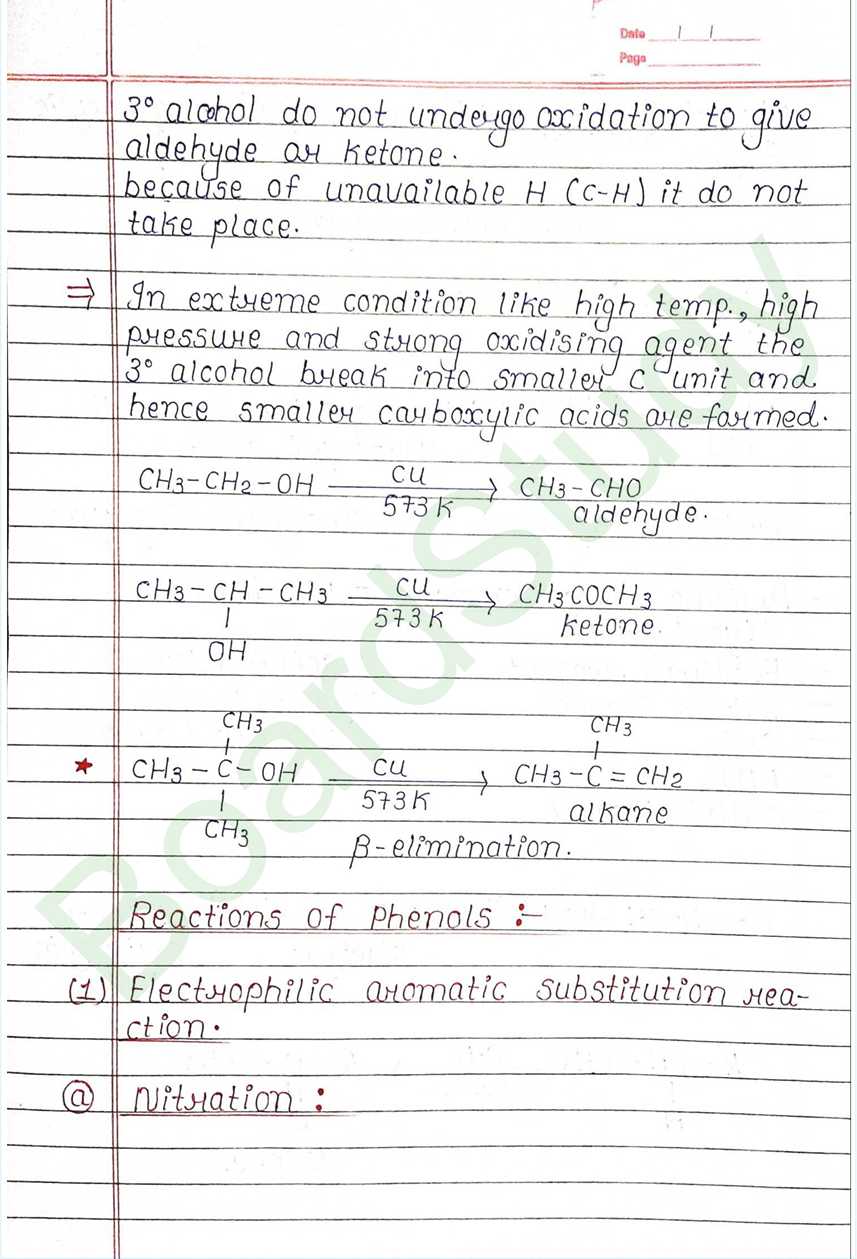 NCERT Class 12 Chemistry Chapter 7 Notes Alcohols, Phenols and Ethers (Handwritten PDF Notes) 32 7. Alcohol phenol & ether_page-0032