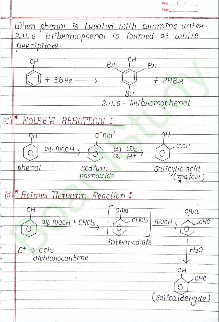 NCERT Class 12 Chemistry Chapter 7 Notes Alcohols, Phenols and Ethers (Handwritten PDF Notes) 35 7. Alcohol phenol & ether_page-0035
