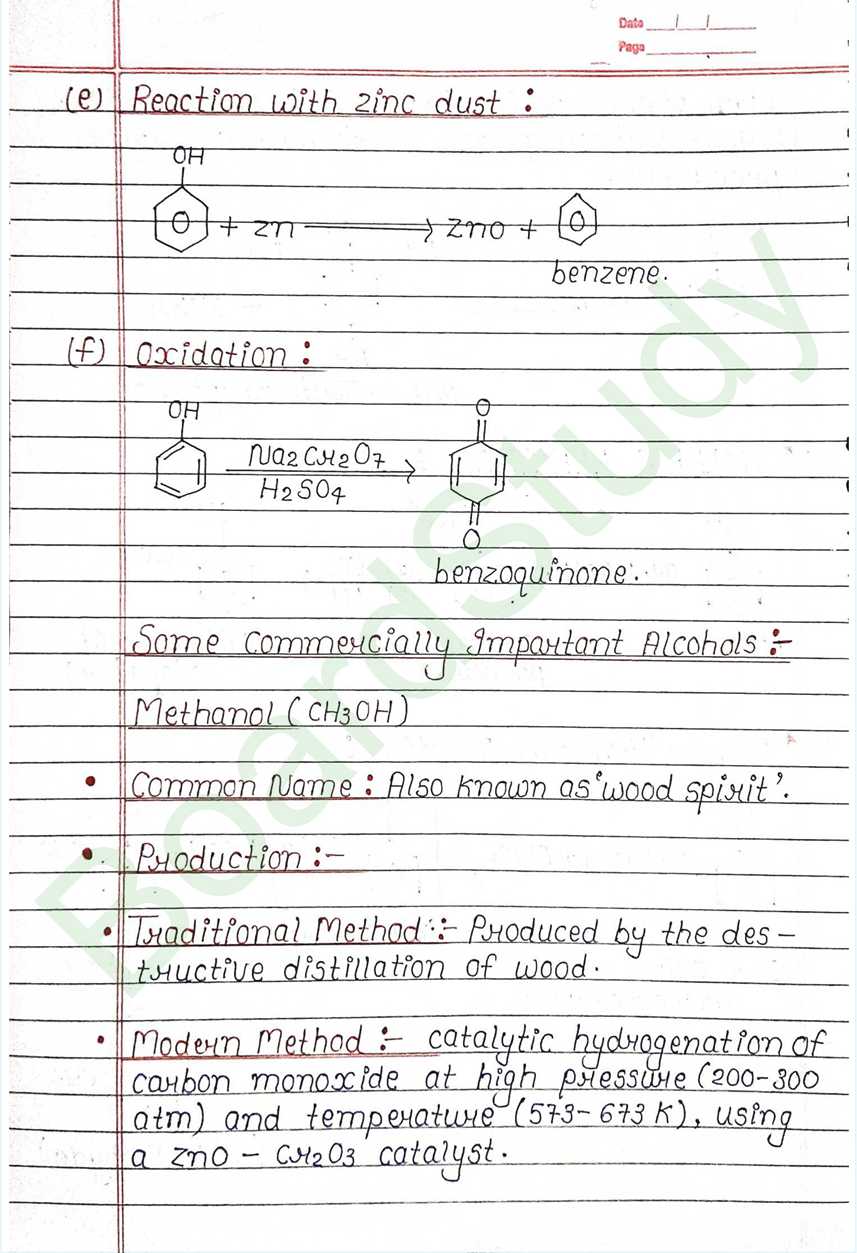 NCERT Class 12 Chemistry Chapter 7 Notes Alcohols, Phenols and Ethers (Handwritten PDF Notes) 36 7. Alcohol phenol & ether_page-0036