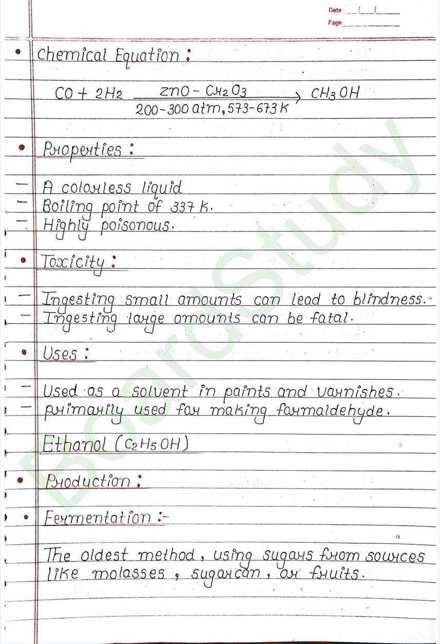 NCERT Class 12 Chemistry Chapter 7 Notes Alcohols, Phenols and Ethers (Handwritten PDF Notes) 37 7. Alcohol phenol & ether_page-0037