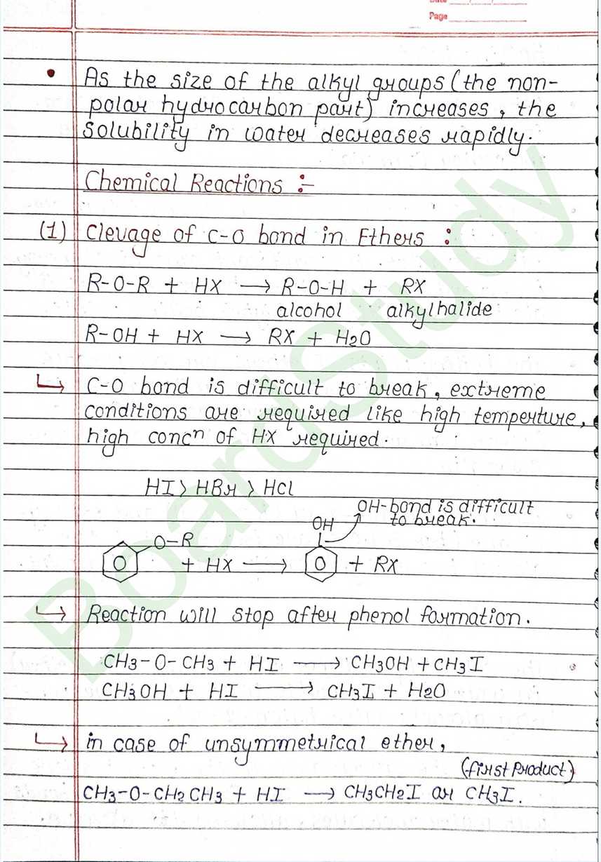 NCERT Class 12 Chemistry Chapter 7 Notes Alcohols, Phenols and Ethers (Handwritten PDF Notes) 44 7. Alcohol phenol & ether_page-0044