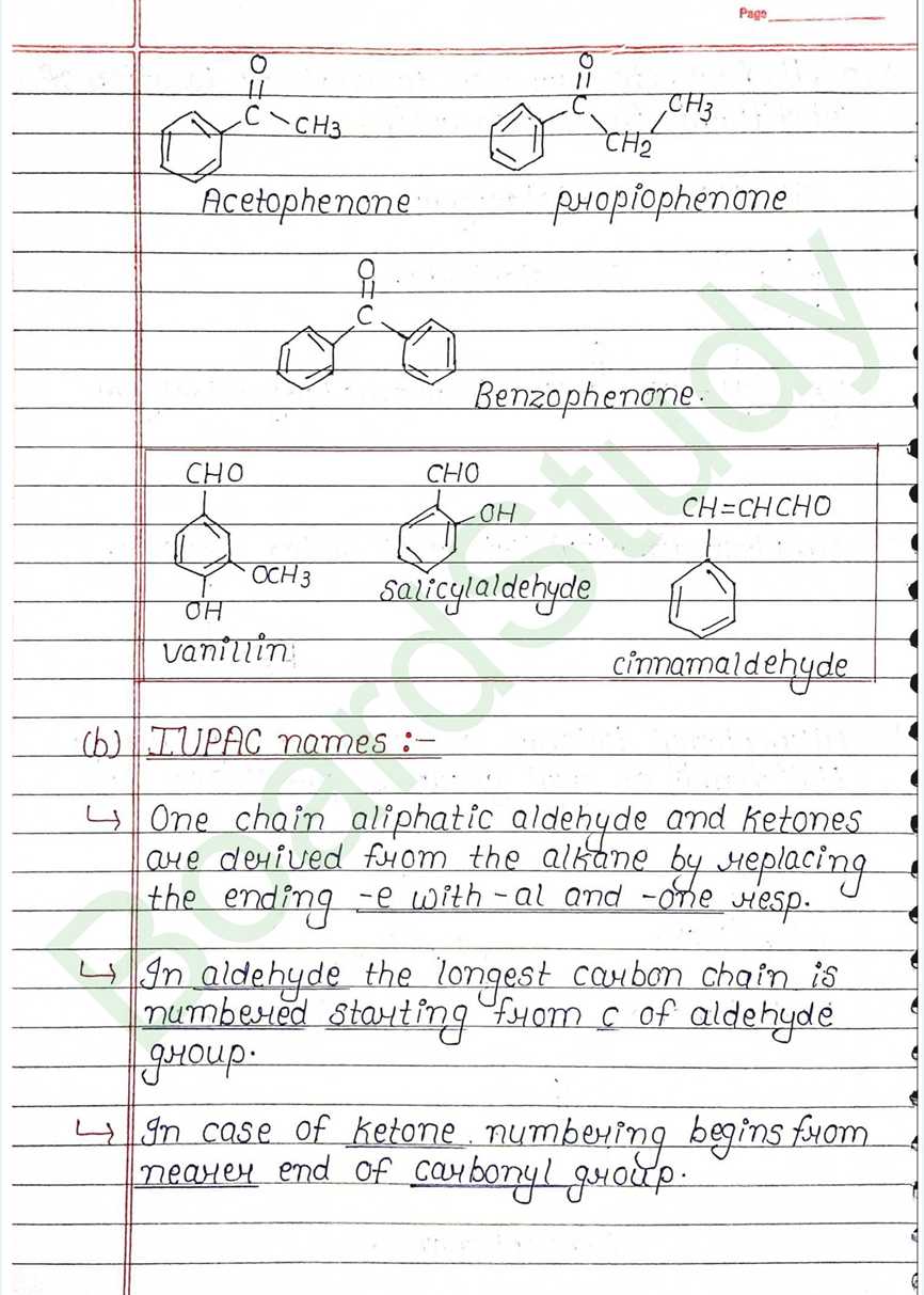 NCERT Class 12 Chemistry Chapter 8 Notes Aldehydes Ketones and Carboxylic Acids (Handwritten PDF Notes) 4 8. Aldehydes, Ketones and Carboxylic Acids_page-0004