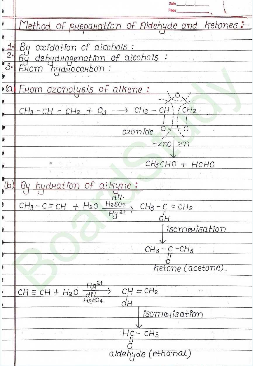 NCERT Class 12 Chemistry Chapter 8 Notes Aldehydes Ketones and Carboxylic Acids (Handwritten PDF Notes) 7 8. Aldehydes, Ketones and Carboxylic Acids_page-0007