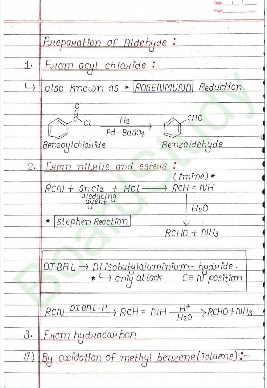 NCERT Class 12 Chemistry Chapter 8 Notes Aldehydes Ketones and Carboxylic Acids (Handwritten PDF Notes) 8 8. Aldehydes, Ketones and Carboxylic Acids_page-0008