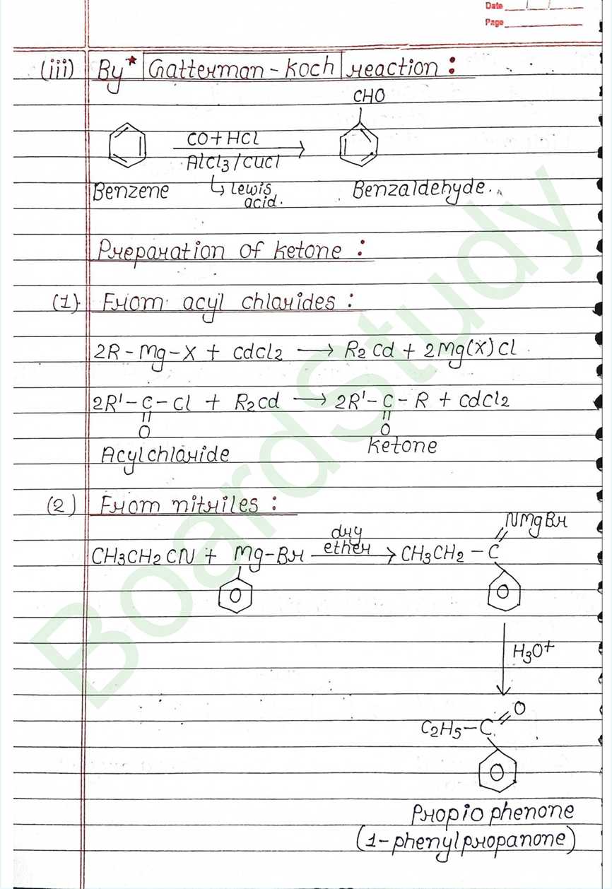 NCERT Class 12 Chemistry Chapter 8 Notes Aldehydes Ketones and Carboxylic Acids (Handwritten PDF Notes) 10 8. Aldehydes, Ketones and Carboxylic Acids_page-0010