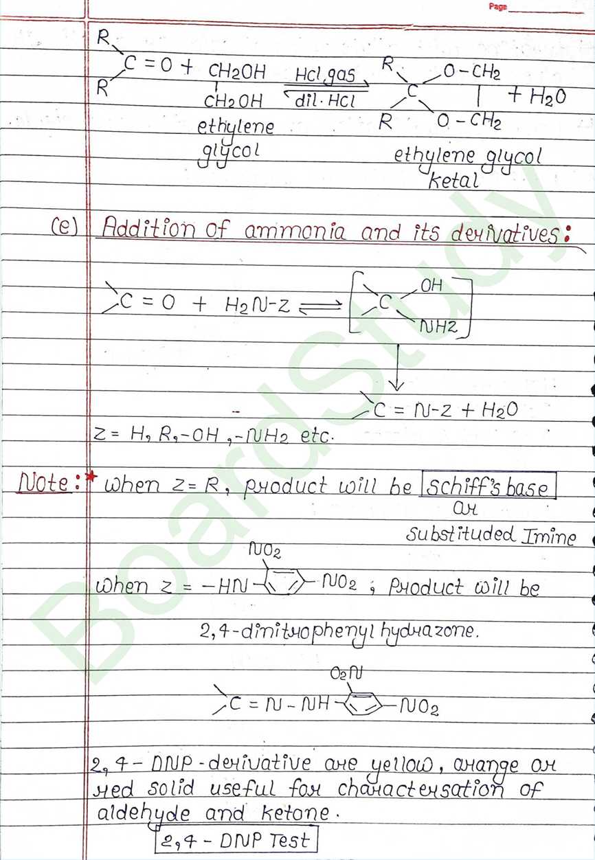 NCERT Class 12 Chemistry Chapter 8 Notes Aldehydes Ketones and Carboxylic Acids (Handwritten PDF Notes) 18 8. Aldehydes, Ketones and Carboxylic Acids_page-0018