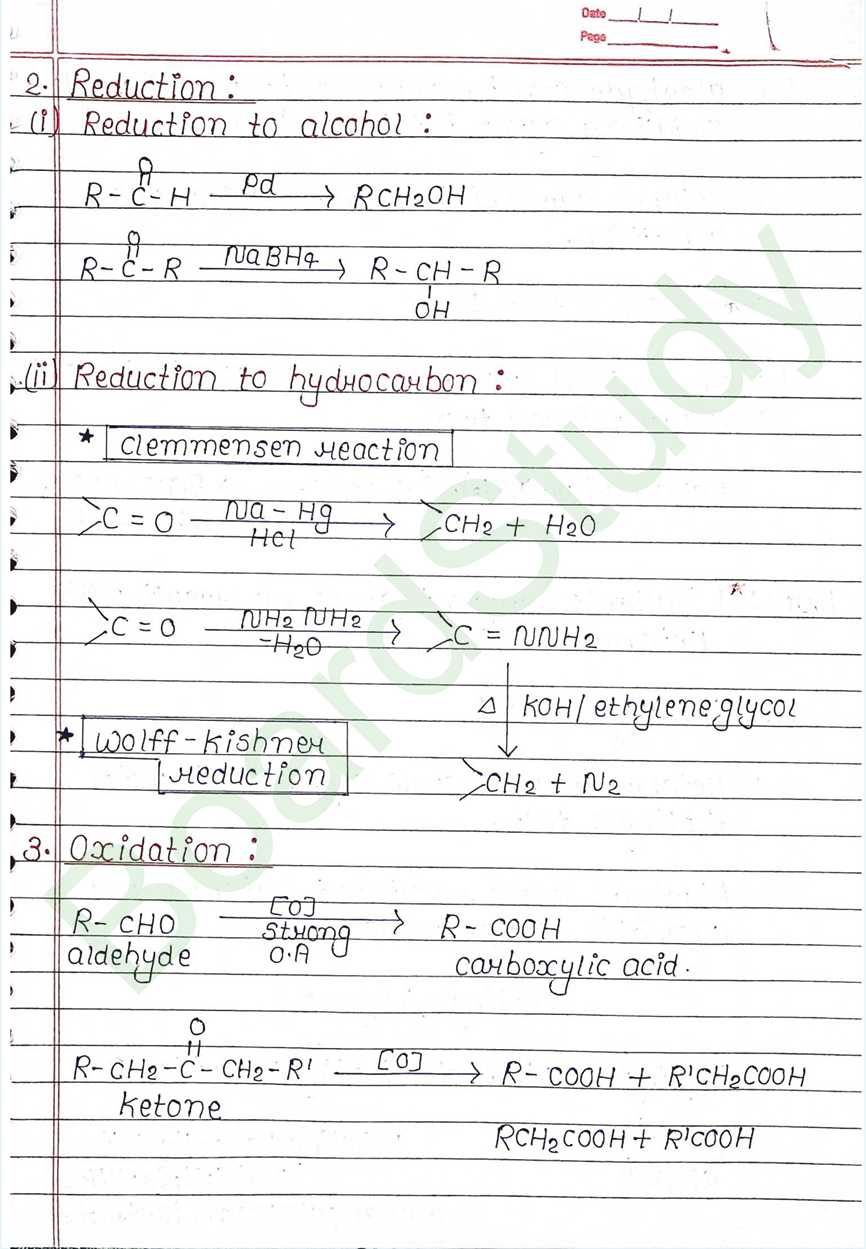 NCERT Class 12 Chemistry Chapter 8 Notes Aldehydes Ketones and Carboxylic Acids (Handwritten PDF Notes) 19 8. Aldehydes, Ketones and Carboxylic Acids_page-0019