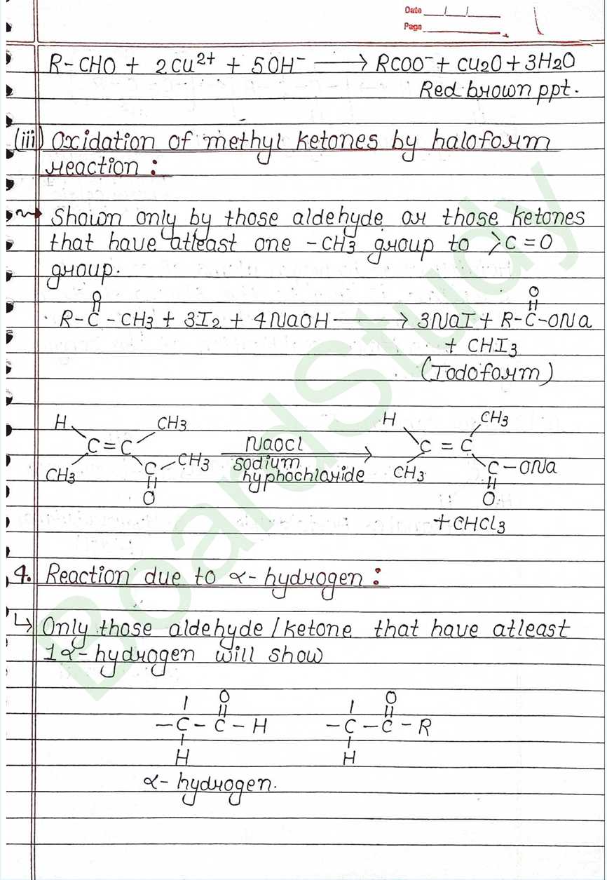 NCERT Class 12 Chemistry Chapter 8 Notes Aldehydes Ketones and Carboxylic Acids (Handwritten PDF Notes) 21 8. Aldehydes, Ketones and Carboxylic Acids_page-0021