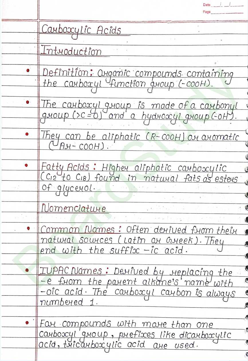 NCERT Class 12 Chemistry Chapter 8 Notes Aldehydes Ketones and Carboxylic Acids (Handwritten PDF Notes) 28 8. Aldehydes, Ketones and Carboxylic Acids_page-0028
