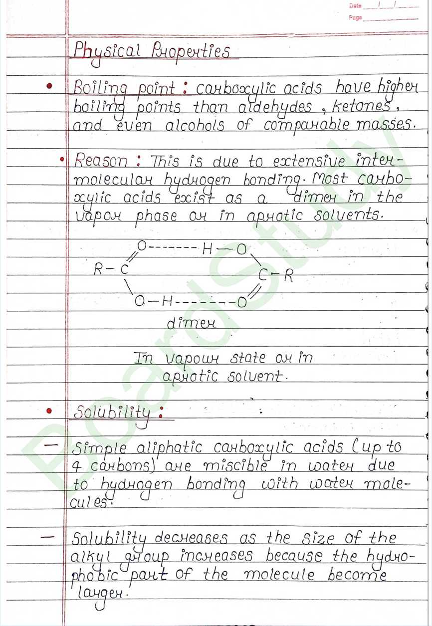 NCERT Class 12 Chemistry Chapter 8 Notes Aldehydes Ketones and Carboxylic Acids (Handwritten PDF Notes) 34 8. Aldehydes, Ketones and Carboxylic Acids_page-0034