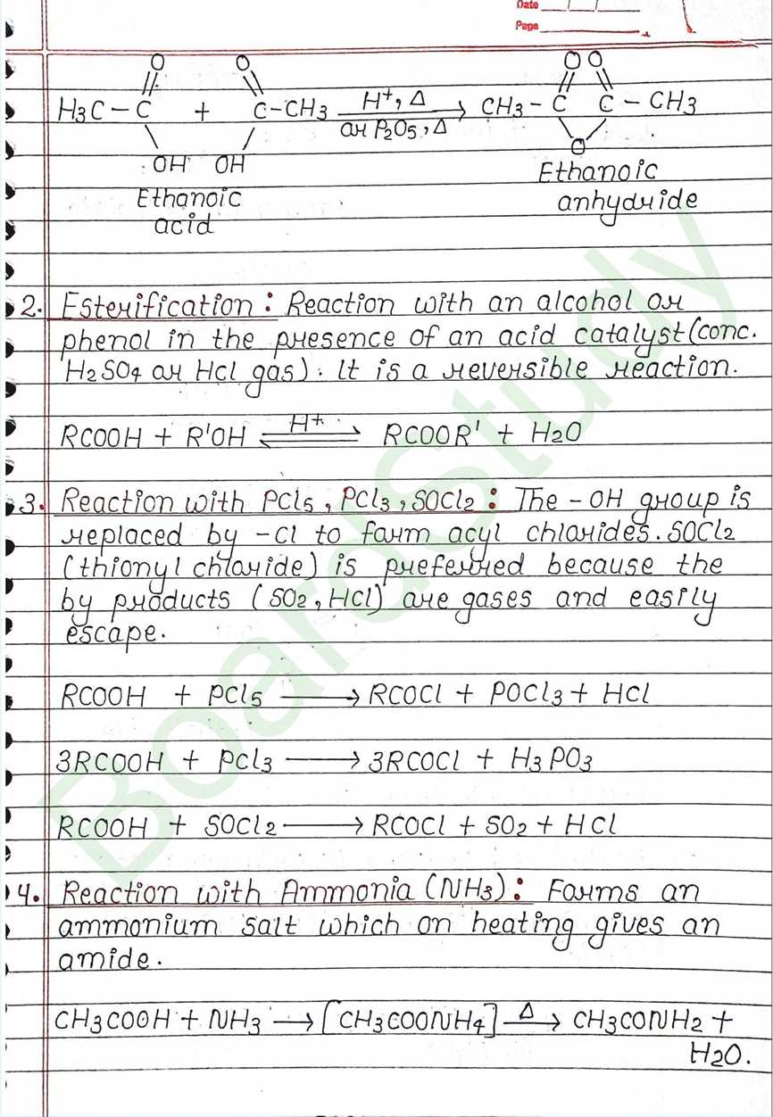 NCERT Class 12 Chemistry Chapter 8 Notes Aldehydes Ketones and Carboxylic Acids (Handwritten PDF Notes) 37 8. Aldehydes, Ketones and Carboxylic Acids_page-0037