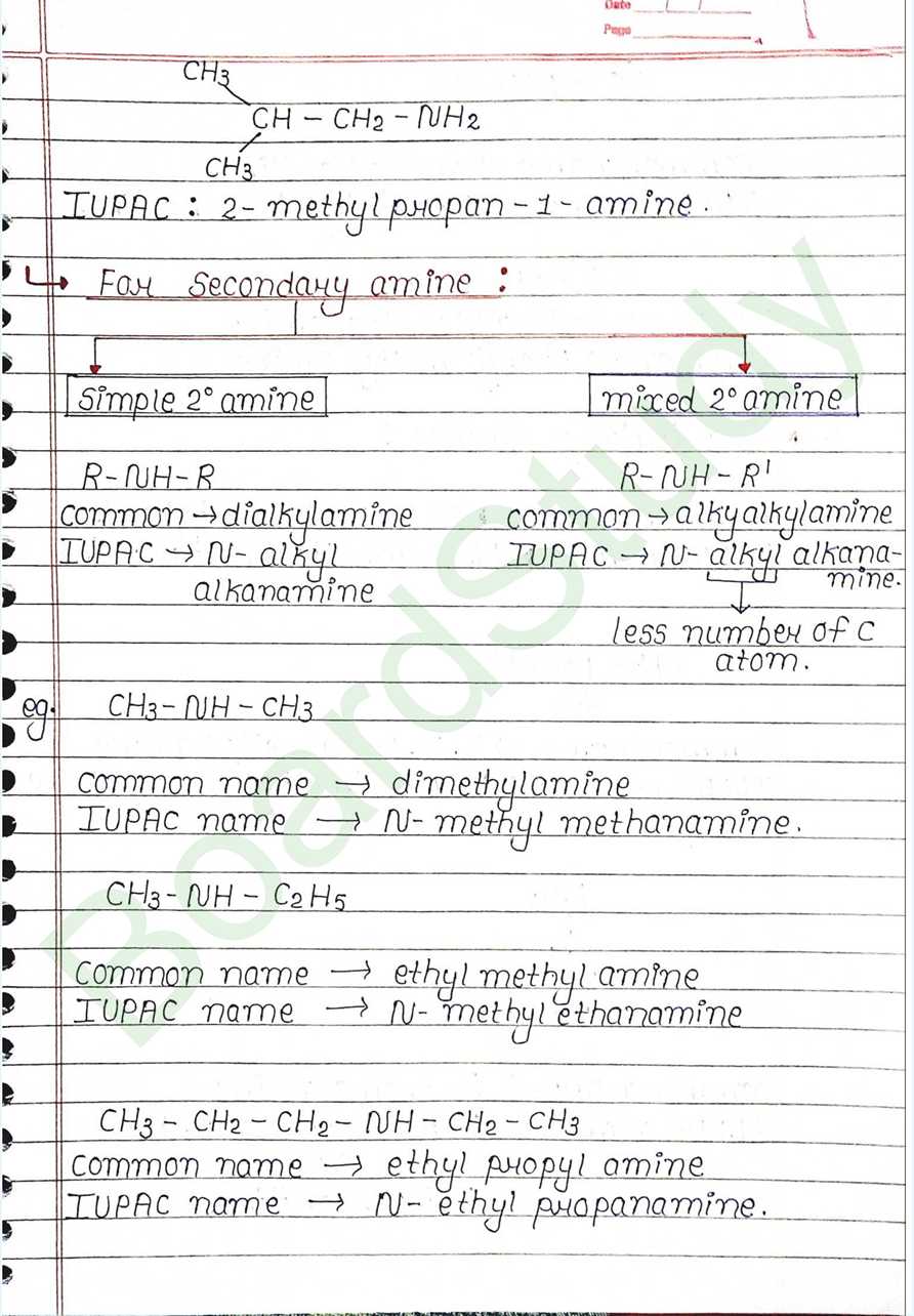 NCERT Class 12 Chemistry Chapter 9 Notes Amines (Handwritten PDF Notes) 3 9. Amines_page-0003