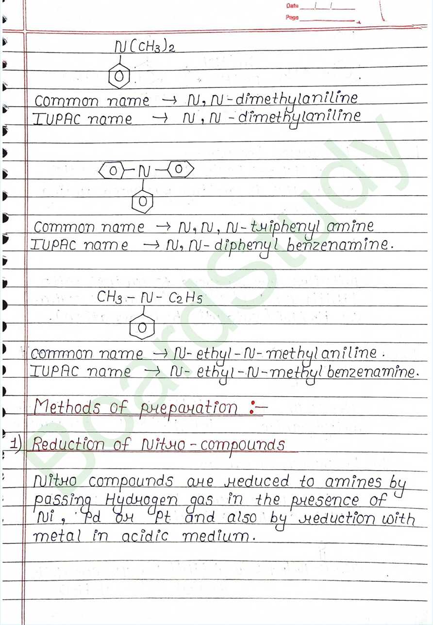 NCERT Class 12 Chemistry Chapter 9 Notes Amines (Handwritten PDF Notes) 5 9. Amines_page-0005