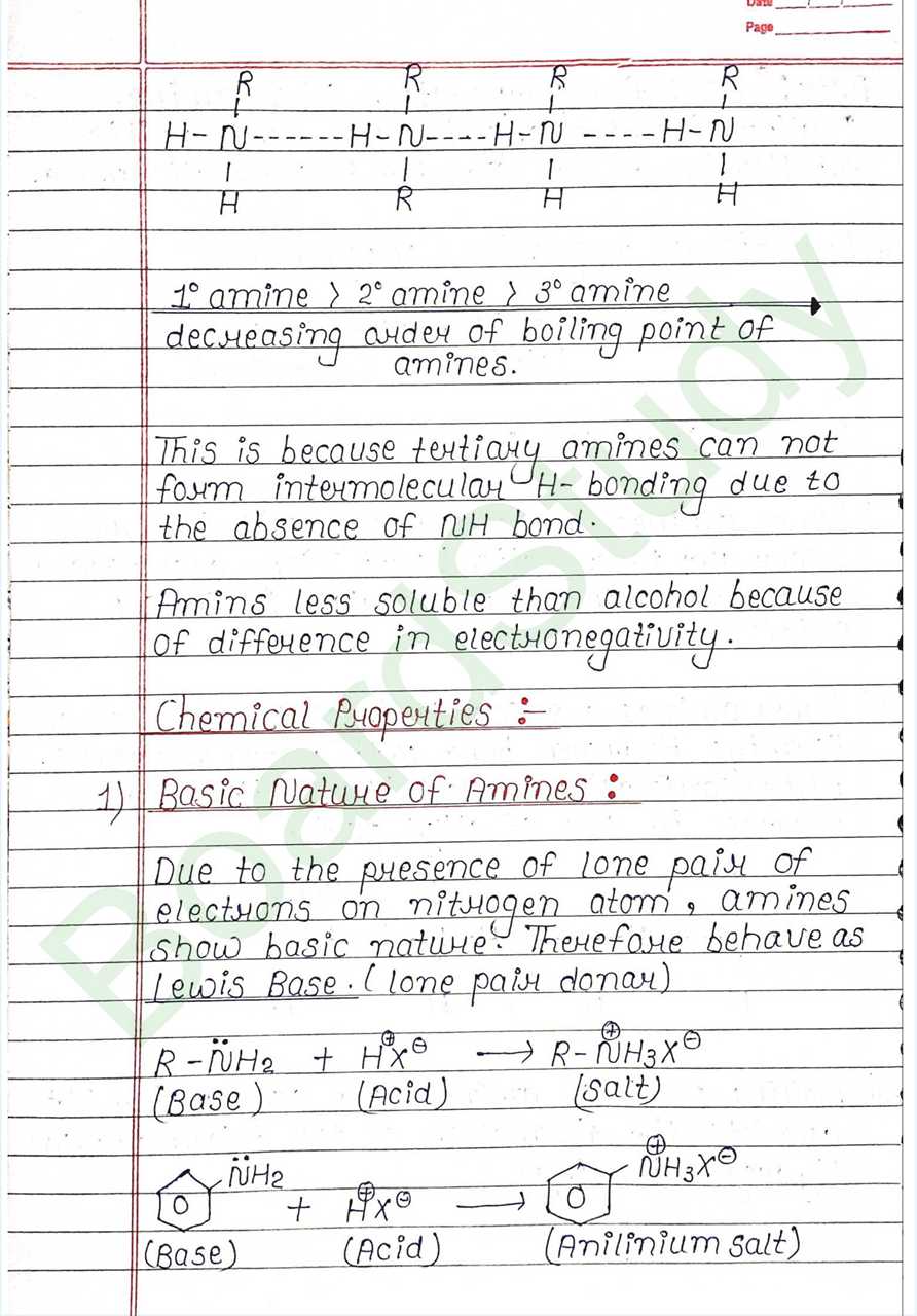 NCERT Class 12 Chemistry Chapter 9 Notes Amines (Handwritten PDF Notes) 10 9. Amines_page-0010