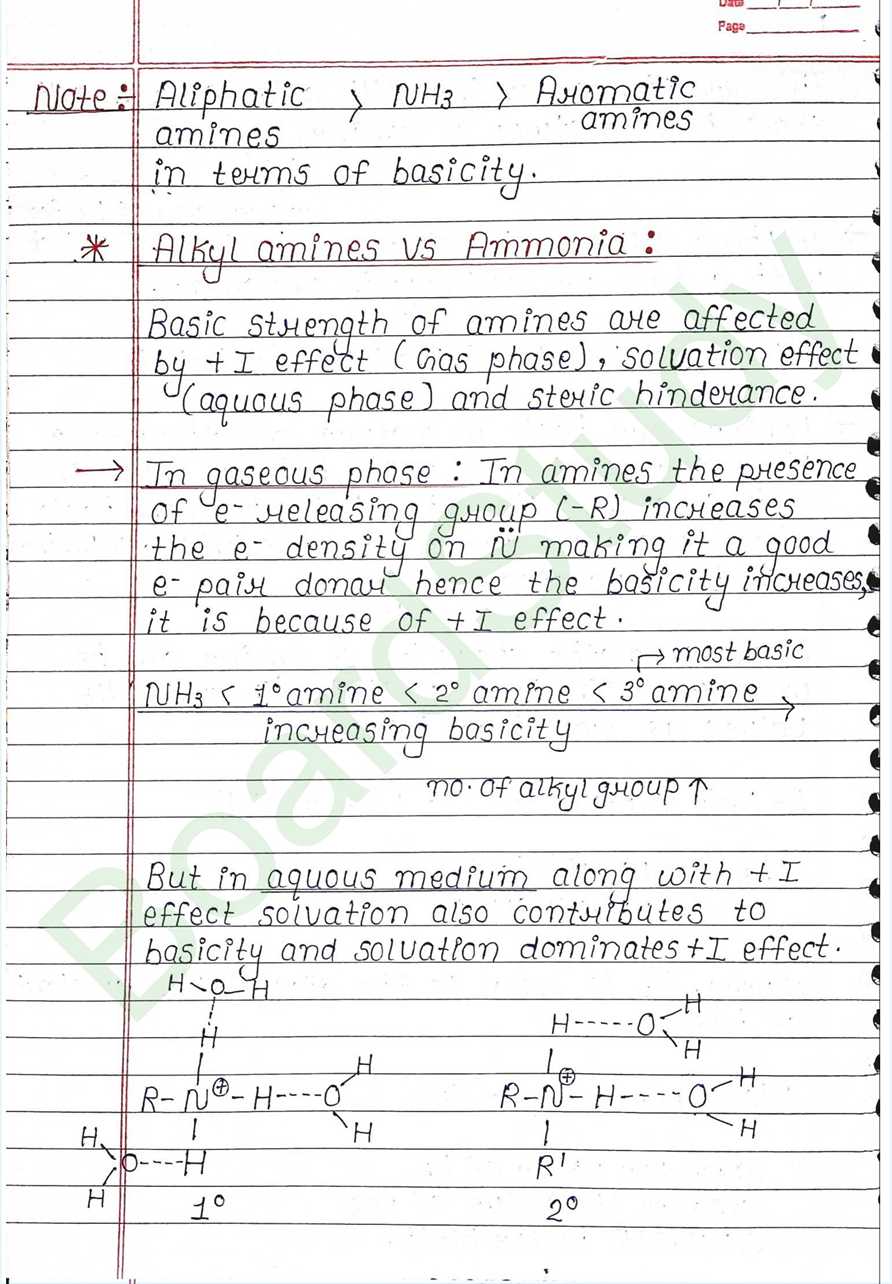 NCERT Class 12 Chemistry Chapter 9 Notes Amines (Handwritten PDF Notes) 12 9. Amines_page-0012