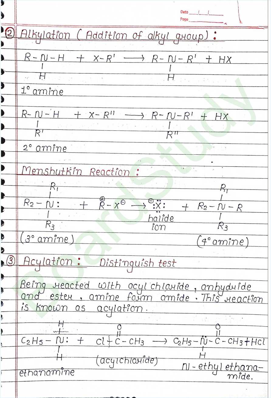 NCERT Class 12 Chemistry Chapter 9 Notes Amines (Handwritten PDF Notes) 15 9. Amines_page-0015