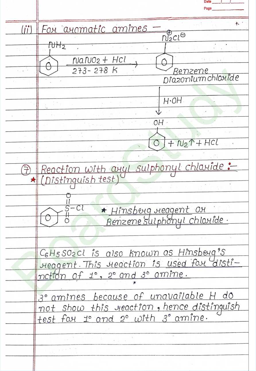 NCERT Class 12 Chemistry Chapter 9 Notes Amines (Handwritten PDF Notes) 18 9. Amines_page-0018