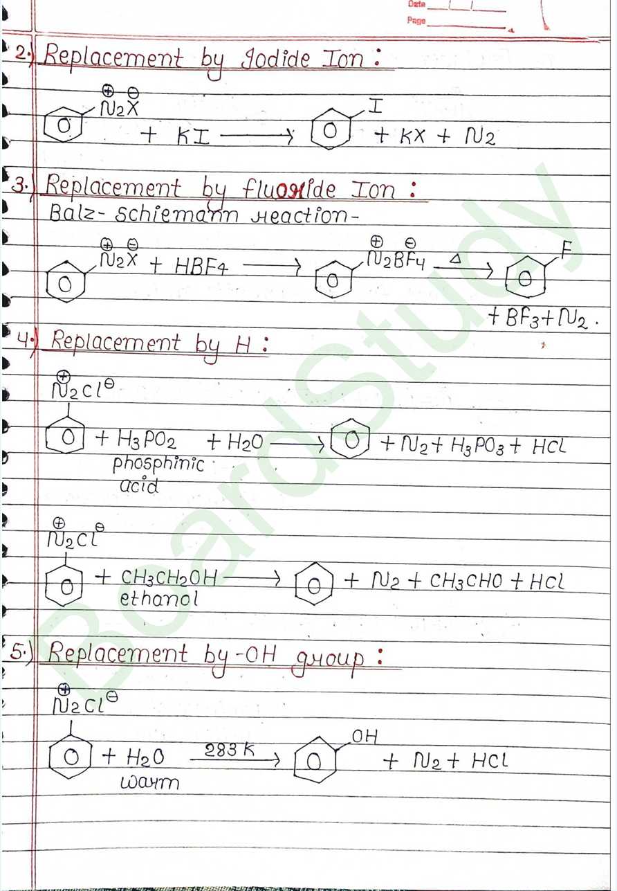 NCERT Class 12 Chemistry Chapter 9 Notes Amines (Handwritten PDF Notes) 27 9. Amines_page-0027